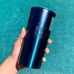 Starbucks Stainless Steel Dark Green Earth Friendly Coffee Tumbler (12 oz)